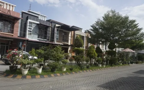 Tanah Dijaga Security Area Perumahan Posisi Depan Dekat Mall Ciputra Di Pekanbaru