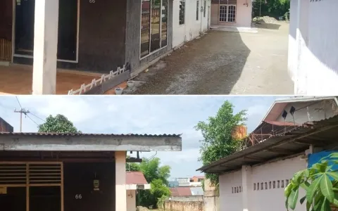 Dijual Rumah & Tanah Tengah Kota Halaman Luas Murah Di Pekanbaru